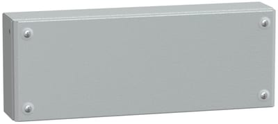 Schneider Electric Metal industrial box plain door H150XW400XD80 IP66 IK10 RAL 7035 NSYSBM15408