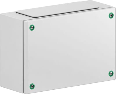 Schneider Electric Metal industrial box plain door H200XW200XD80 IP66 IK10 RAL 7035 NSYSBM20208