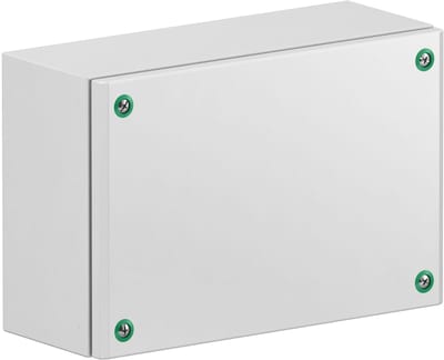 Schneider Electric Metal industrial box plain door H200XW300XD120 IP66 IK10 RAL 7035 NSYSBM203012