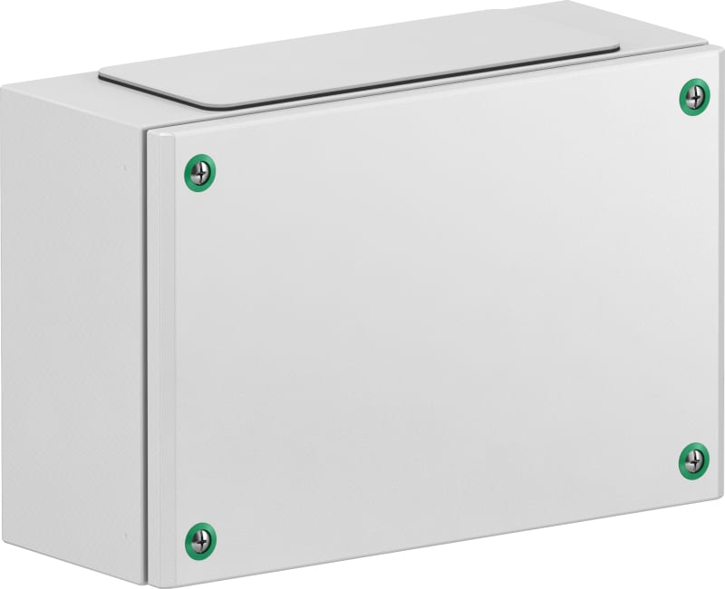 Schneider Electric Metal industrial box plain door H200XW300XD80 IP66 IK10 RAL 7035 NSYSBM20308