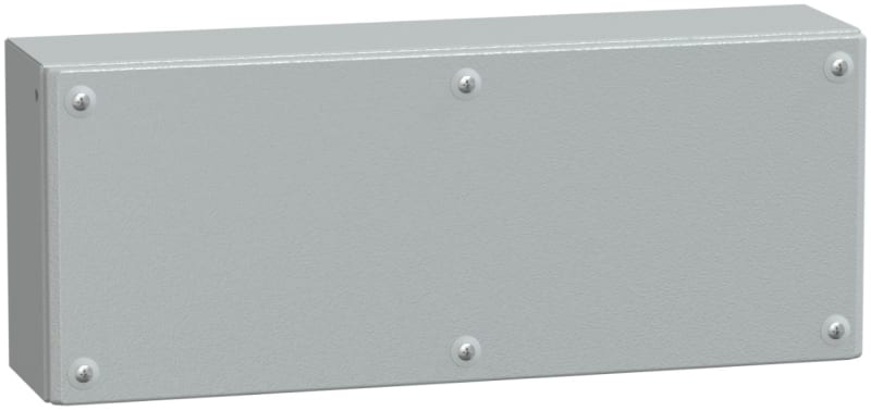 Schneider Electric Metal industrial box plain door H200XW500XD120 IP66 IK10 RAL 7035 NSYSBM205012