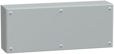 Schneider Electric Metal industrial box plain door H200XW500XD120 IP66 IK10 RAL 7035 NSYSBM205012