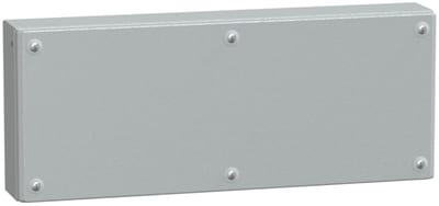 Schneider Electric Metal industrial box plain door H200XW500XD80 IP66 IK10 RAL 7035 NSYSBM20508