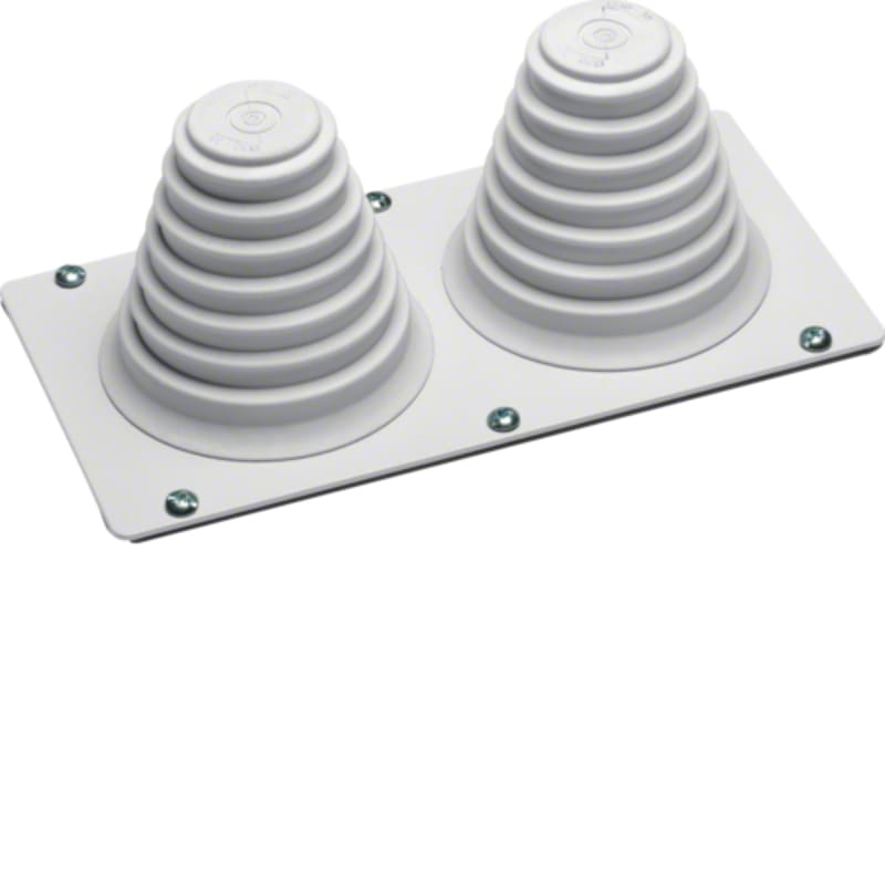 Steel Flange IP54/ 55, for 2 cables 30-72mm (2468293)