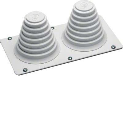 Steel Flange IP54/ 55, for 2 cables 30-72mm