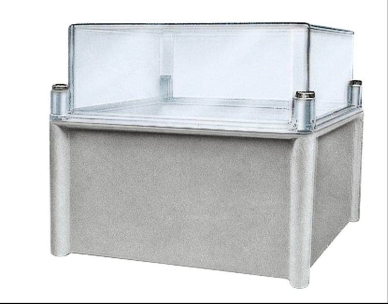 Schneider Electric PLS box, polyester rear, transparent PC cover IP65 27X54X18CM NSYPLS2754G
