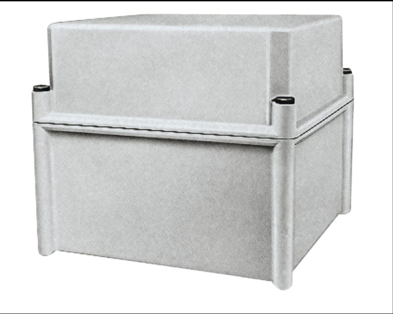 Schneider Electric PLS box, polyester rear, opaque PC cover IP65 27X36X23CM NSYPLSC2736AG