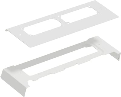 Flange Plate with Cut-Out for FL21 Flanges, Width 600 mm, PrismaSeT G, Green Top