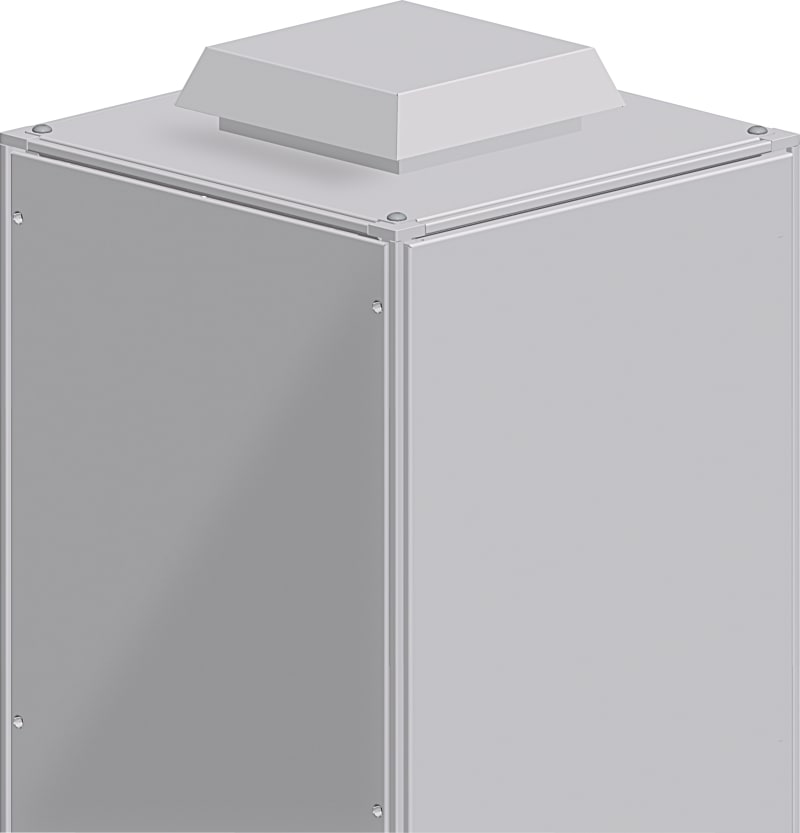 Schneider Electric Roof outlet grille - cut-out 228X228MM - ext. dim 90X340X340MM - IP54 NSYCAC228RMF