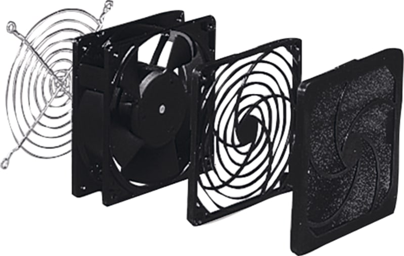Schneider Electric Outlet grille black cut out diameter 108mm dim ext 124X124MM IP20 NSYCAG108LP