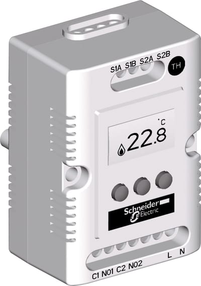 Schneider Electric Climasys CC - Electronic thermostat 9...30V - range of temperature -40…80°C NSYCCOTH30VID