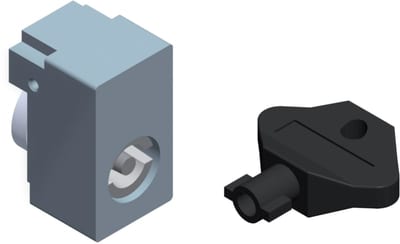 Schneider Electric Shape insert - lock 7 mm square insert NSYINS71