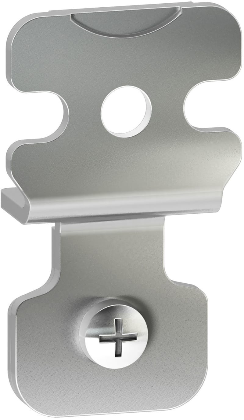Schneider Electric NSYPFCX 4 wall fixing brackets in stainless steel AISI 304 for PanelSeT S3X