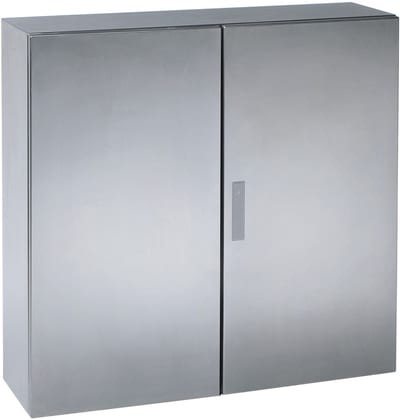 Schneider Electric PanelSet S3X stainless 304L, Scotch Brite® finish, H1200XW1000XD300 mm. NSYS3X121030