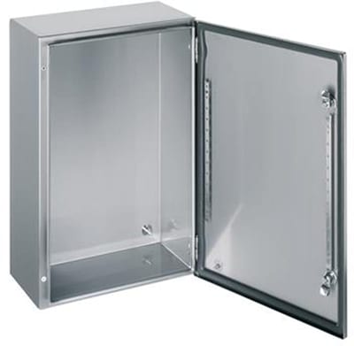 Schneider Electric PanelSet S3X stainless 316L, Scotch Brite® finish, H700XW500XD250 mm. NSYS3X7525H