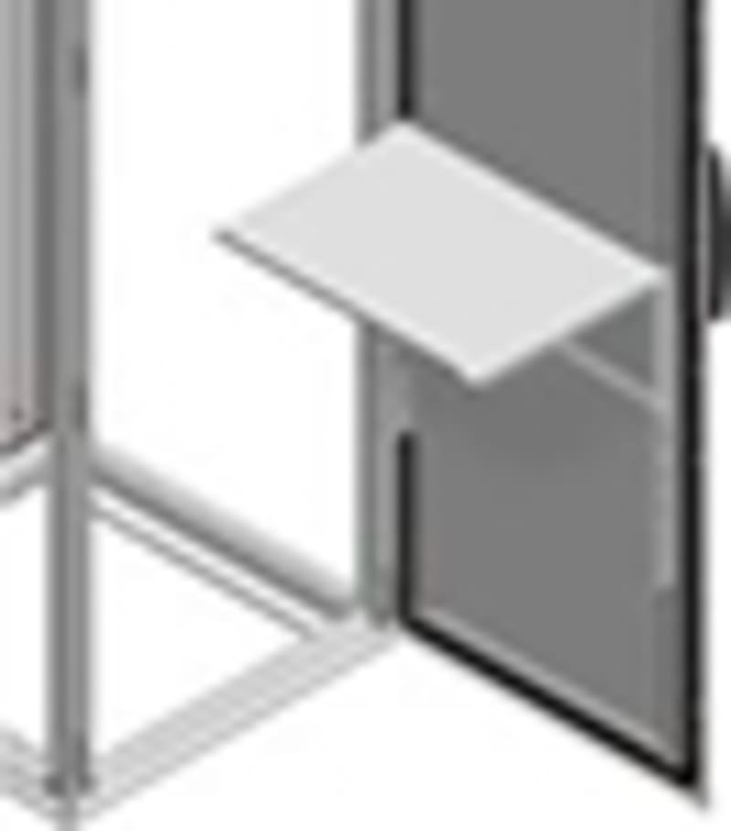 Schneider Electric Folding support tray - 600 mm enclosure - 30 kg load NSYSDT6