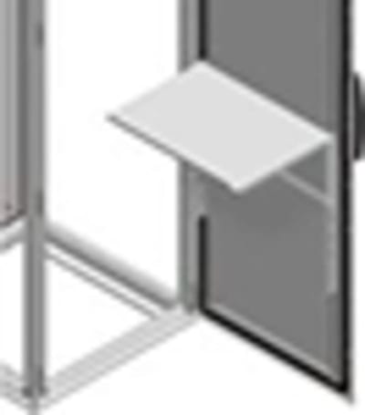 Schneider Electric Folding support tray - 600 mm enclosure - 30 kg load NSYSDT6