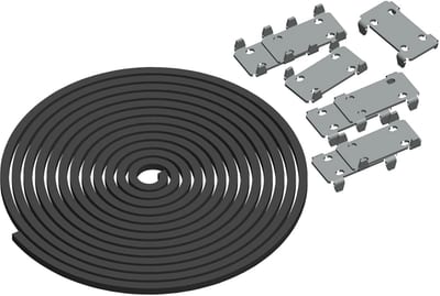 Schneider Electric NSYSFBK19 Coupling kit for enclosures equipped with swinging 19" rack, PanelSeT SFN, PanelSet SF, Set of 1