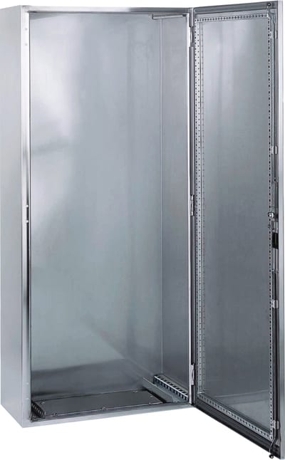 Schneider Electric SMX 304L stainless monobloc enclosure, H1400XW1000XD300MM, Scotch Brite® finish. NSYSMX141030