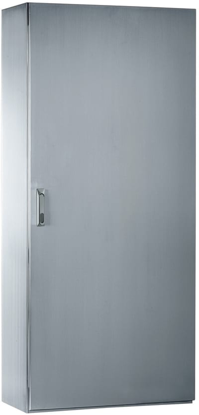 Schneider Electric SMX 304L stainless monobloc enclosure, H1800XW1600XD400MM, Scotch Brite® finish. NSYSMX181640