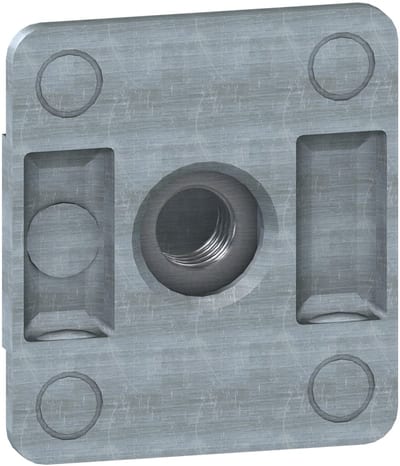 Schneider Electric Quarter-turn sliding nut - M6. Supply: 10 units NSYSNM6
