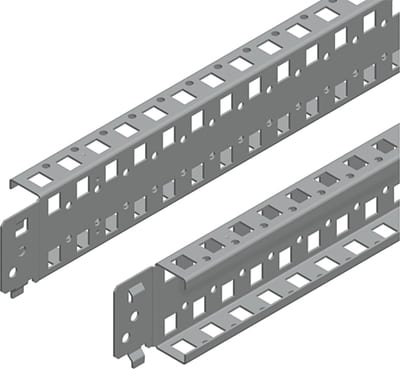 Schneider Electric Quick fixing cross rails, PanelSeT SFN, PanelSeT SF, PanelSeT SM, H65 W1200MM, 2 rows, set of 2 NSYSQCR65120