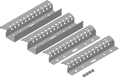 Schneider Electric PanelSeT SM top/bottom adjustment rail - depth 500 mm NSYSTBR5