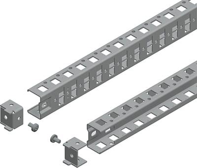 Schneider Electric Universal cross rails, PanelSeT SFN, PanelSeT SF, PanelSeT SM, H40 W1800MM, 1 row, set of 2 NSYSUCR40180