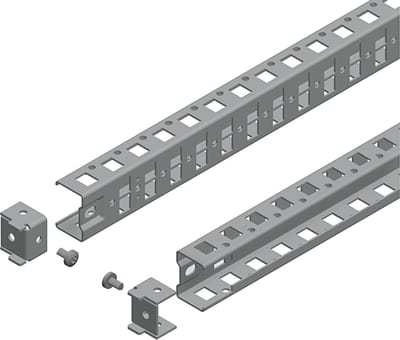 Schneider Electric Universal cross rails, PanelSeT SFN, PanelSeT SF, PanelSeT SM, H40 W500MM, 1 row, set of 2 NSYSUCR4050