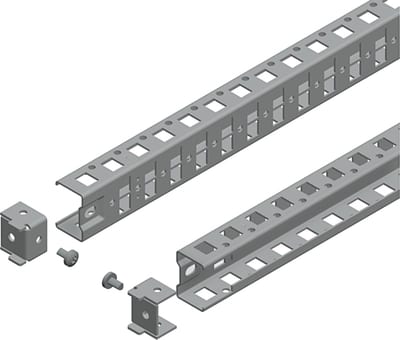 Schneider Electric Universal cross rails, PanelSeT SFN, PanelSeT SF, PanelSeT SM, H40 W600MM, 1 row, set of 2 NSYSUCR4060