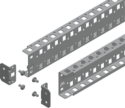 Schneider Electric Universal cross rails, PanelSeT SFN, PanelSeT SF, PanelSeT SM, H65 W800MM, 2 rows, set of 2 NSYSUCR6580