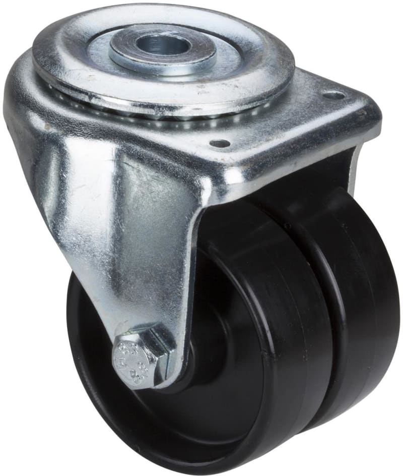 Schneider Electric 4 enclosure casters double roller - maximum load: 160kg per caster - 92 mm NSYSW