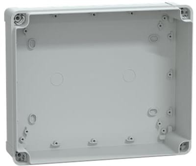 Schneider Electric PC box IP66 IK08 RAL7035 INT.H275W225D80 EXT.H291W241D88 Transparent cover H20 NSYTBP29248T