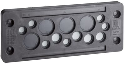 Schneider Electric PanelSeT IP65 cable-entry plate, 22 entries