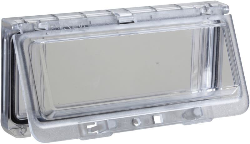 Schneider Electric Plastic window with hinged transparent cover. L78XW235XD25MM. NSYVA2712MA