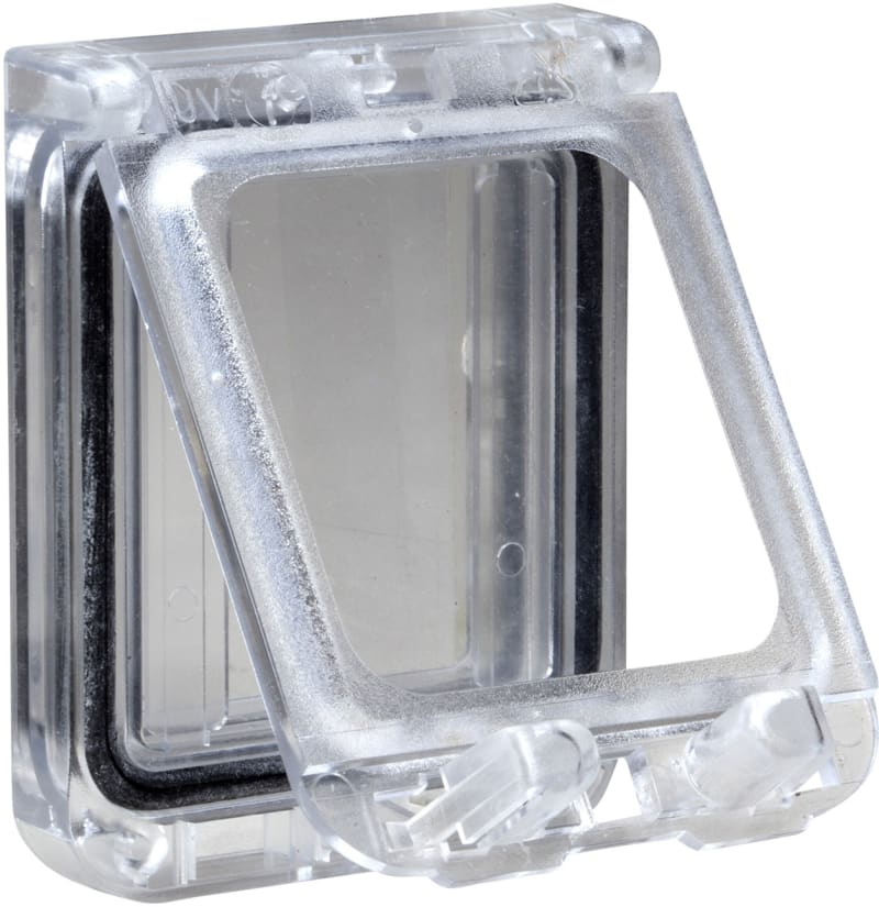 Schneider Electric Plastic window with hinged transparent cover. L196XW235XD13MM. NSYVA2724M