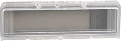 Schneider Electric Plastic window with hinged transparent cover. L78XW60XD15MM. NSYVA272M