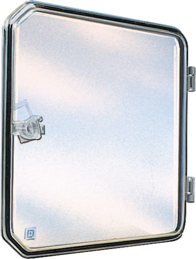 Schneider Electric Plastic window with hinged transparent cover. L78XW60XD25MM. NSYVA272MA