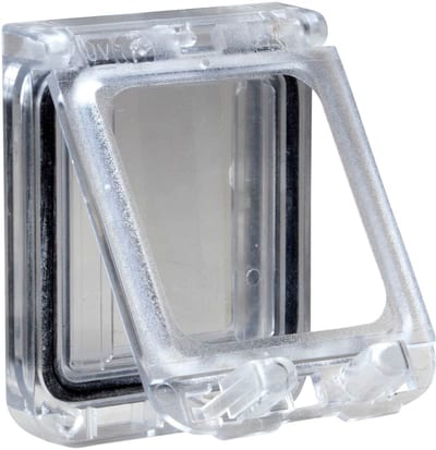 Schneider Electric Plastic window with hinged transparent cover. L78XW95XD15MM. NSYVA274M