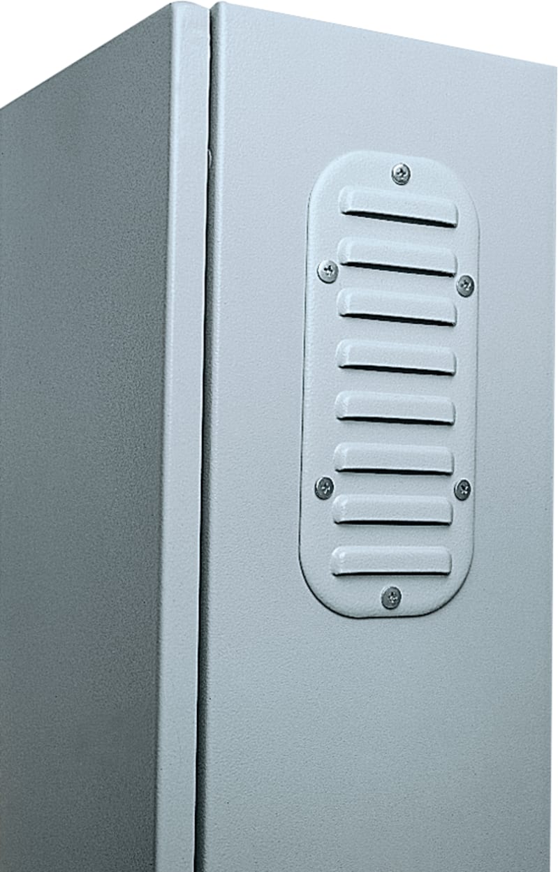 Schneider Electric Metal outlet grille - cut-out 417X120MM ext dim 445X148MM IP20 NSYCAG417X120M
