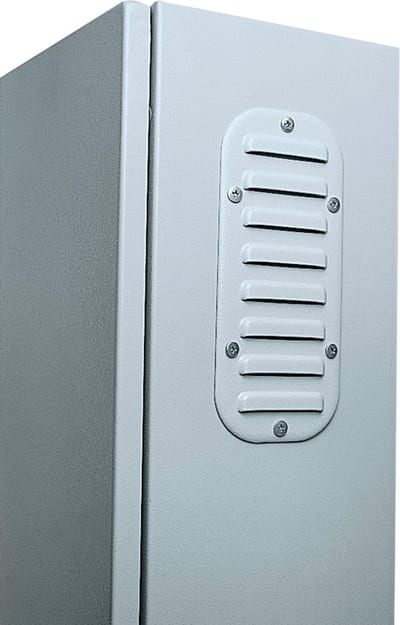 Schneider Electric Metal outlet grille - cut-out 417X120MM ext dim 445X148MM IP20 NSYCAG417X120M