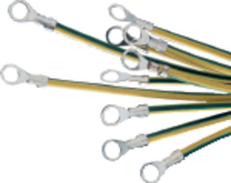 Schneider Electric Earth leads section 6mm², length 160mm, eyelet hole 6,4MM. Packaging unit: 10. NSYEL166D6