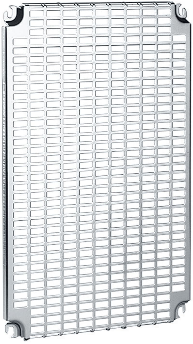 Schneider Electric Monobloc perforated plates, H400XW300MM with universal perforations 11X26MM NSYMR43