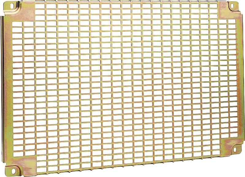 Schneider Electric Monobloc perforated plates H600XW400MM with universal perforations 11X26MM NSYMR64
