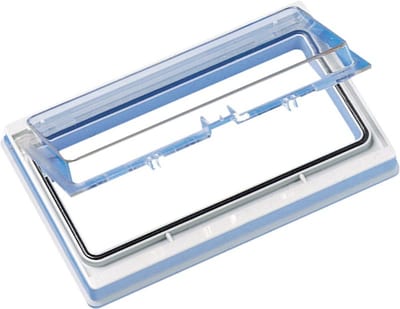 Schneider Electric Plastic window with hinged transparent cover. IP 55, L78XW180MM. NSYMW10M