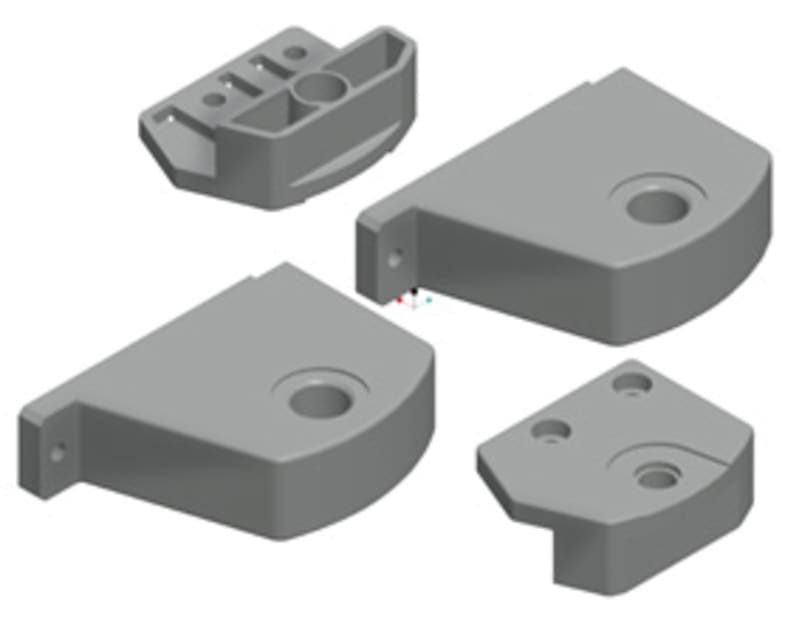 Schneider Electric set of 2 PanelSet SF 180° hinges - M8 screws NSYRSWH180