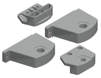 Schneider Electric set of 2 PanelSet SF 180° hinges - M8 screws NSYRSWH180