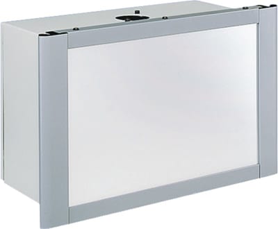 Schneider Electric HMI encl. PanelSet S3CM H400XW600XD250 IP54, IK10, RAL7035. Rear door. NSYS3CM406025