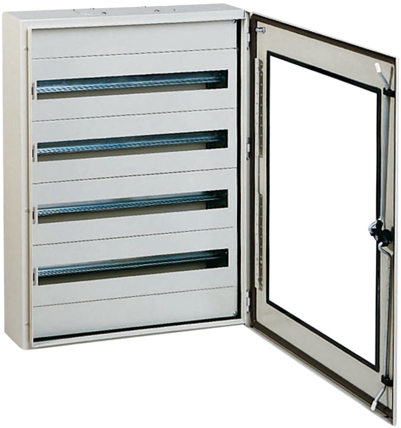 Schneider Electric PanelSet S3DM H800XW600XD150.IP66 IK10 RAL7035. top and bottom. NSYS3DM8615T