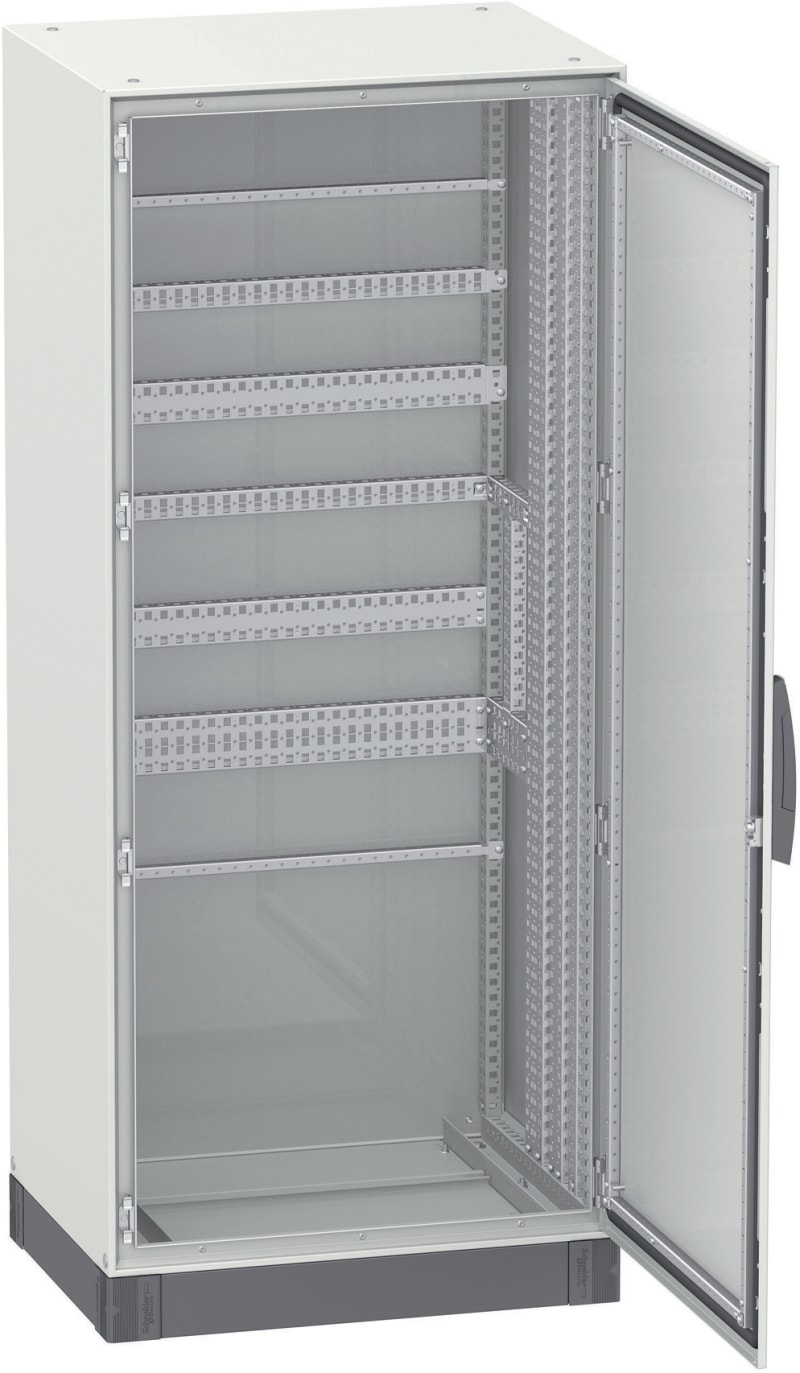 Schneider Electric NSYSMPSE8 Side entry rails for the mounting plate, PanelSeT SFN, PanelSet SF, W800MM, set of 2